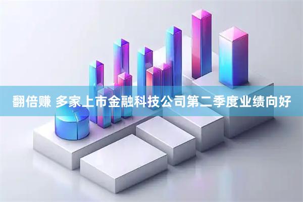 翻倍赚 多家上市金融科技公司第二季度业绩向好